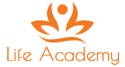 Logotipo de la empresa de bienestar Life Academy